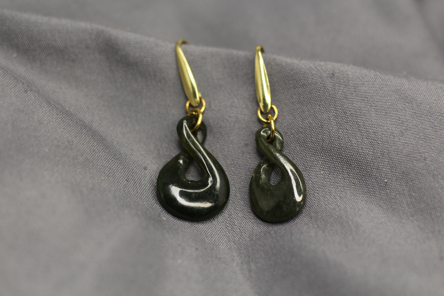 Jade: Single Twist Earrings
