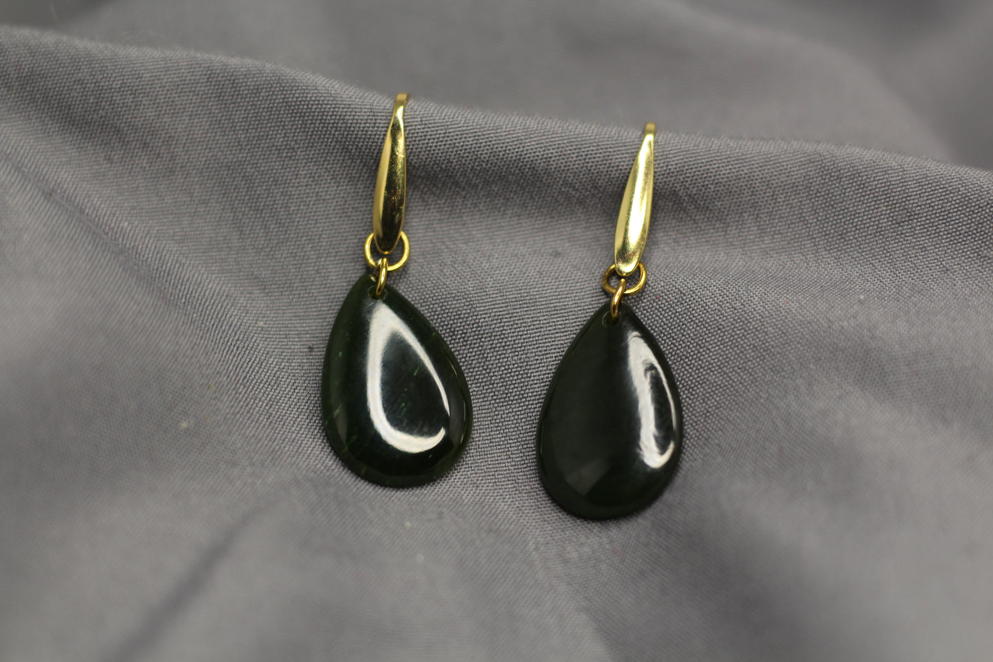 Jade: Teardrop Earrings