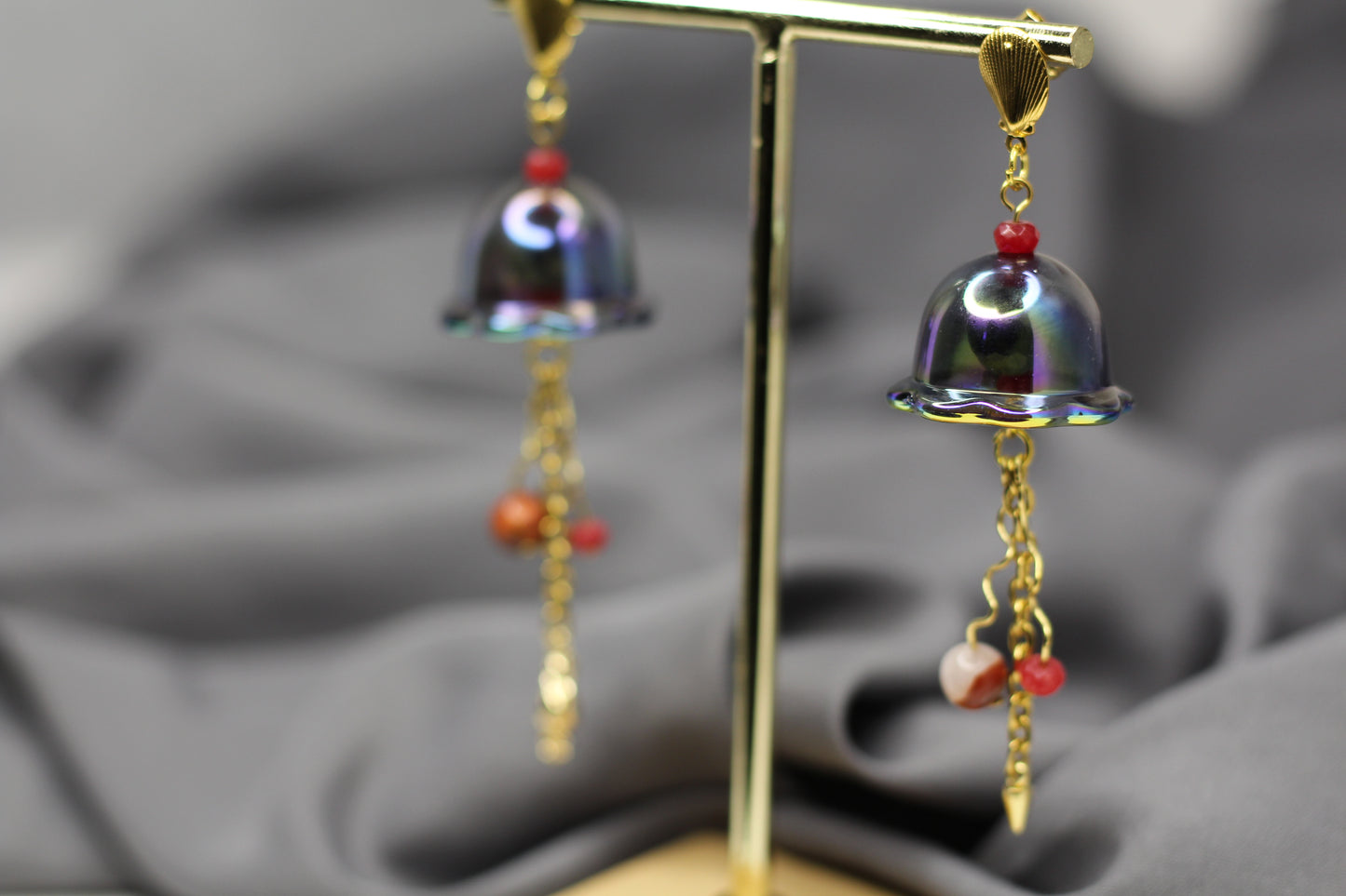 Jellyfish: Jasper Earrings