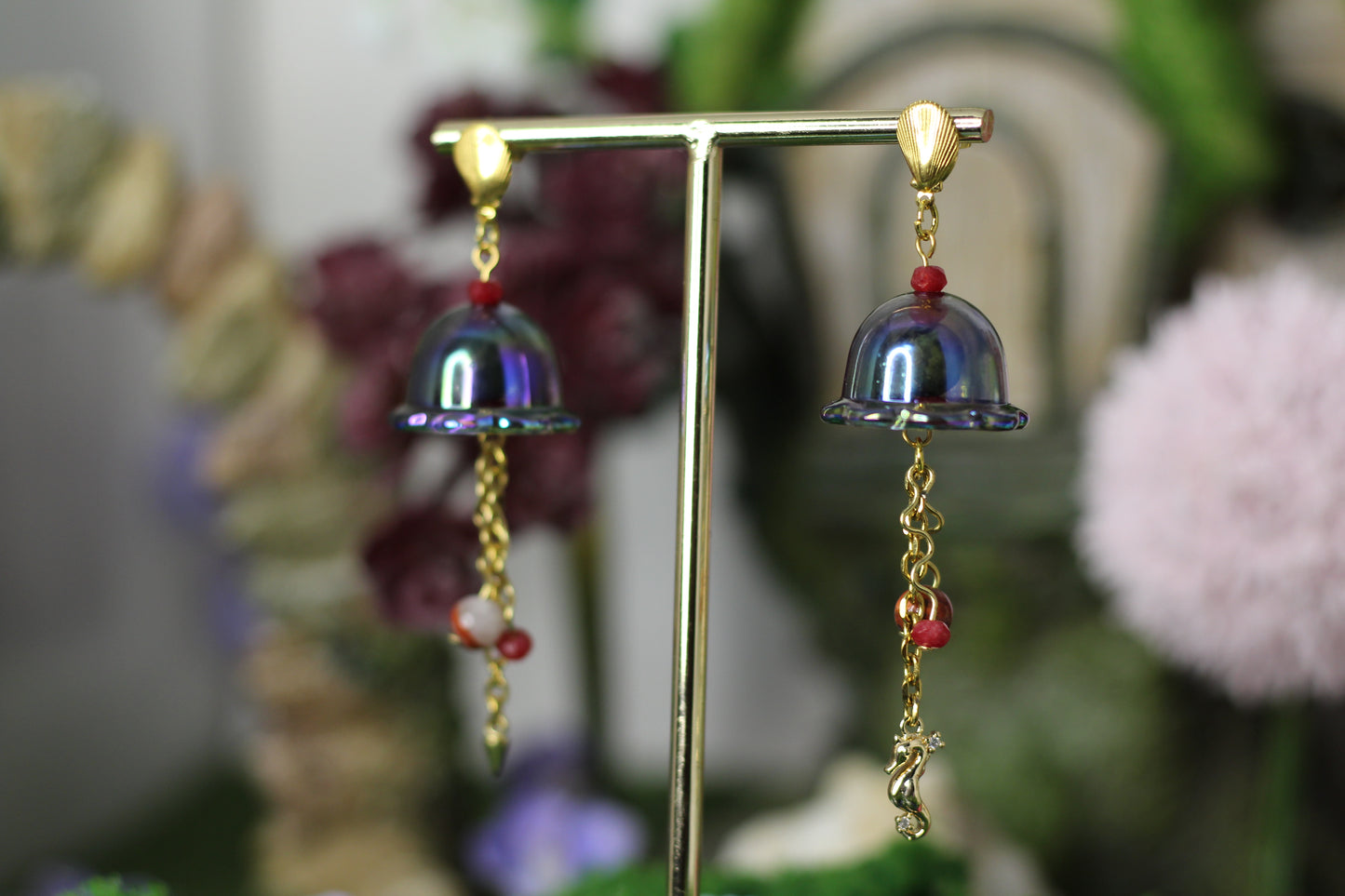 Jellyfish: Jasper Earrings