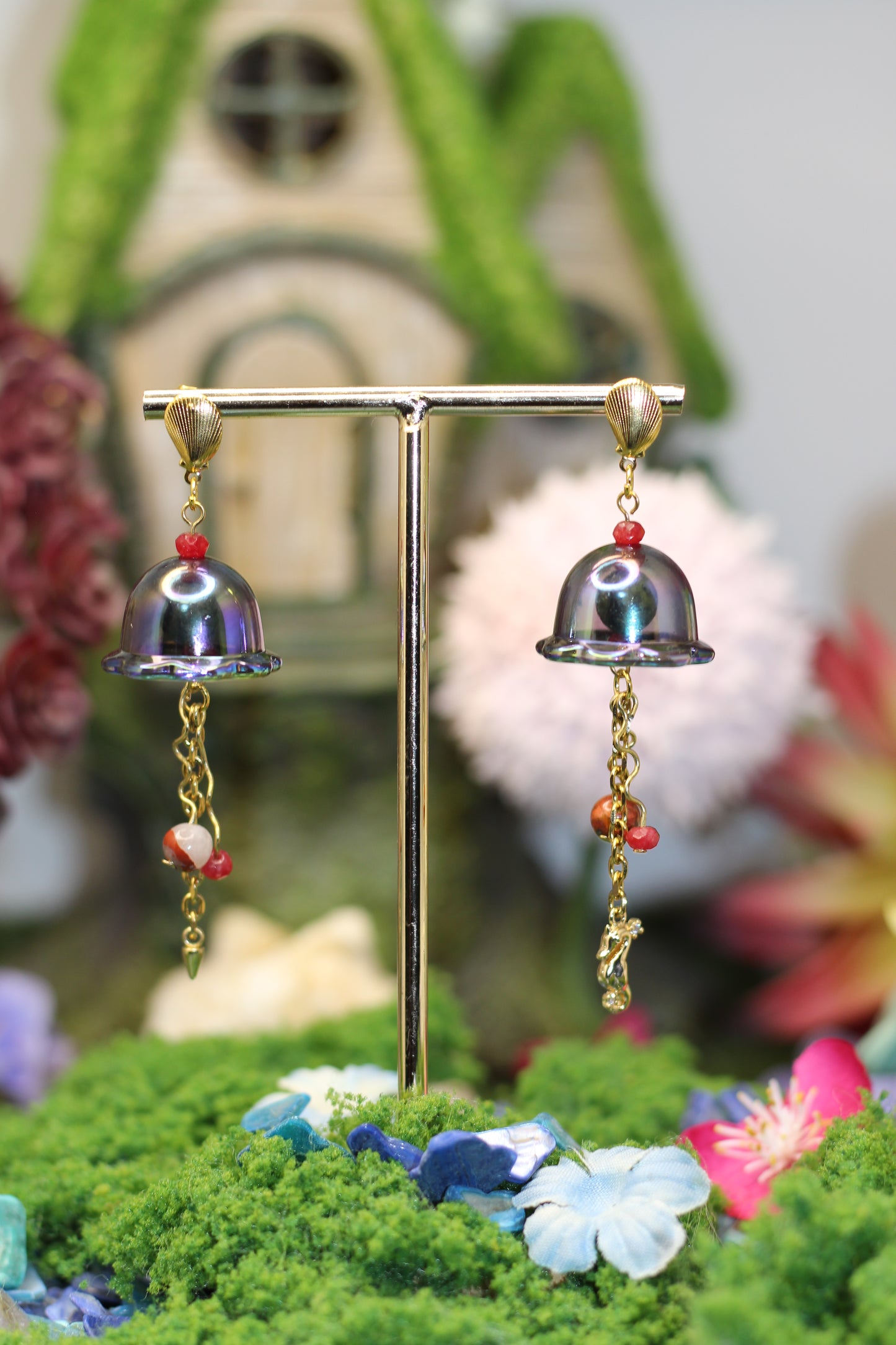Jellyfish: Jasper Earrings